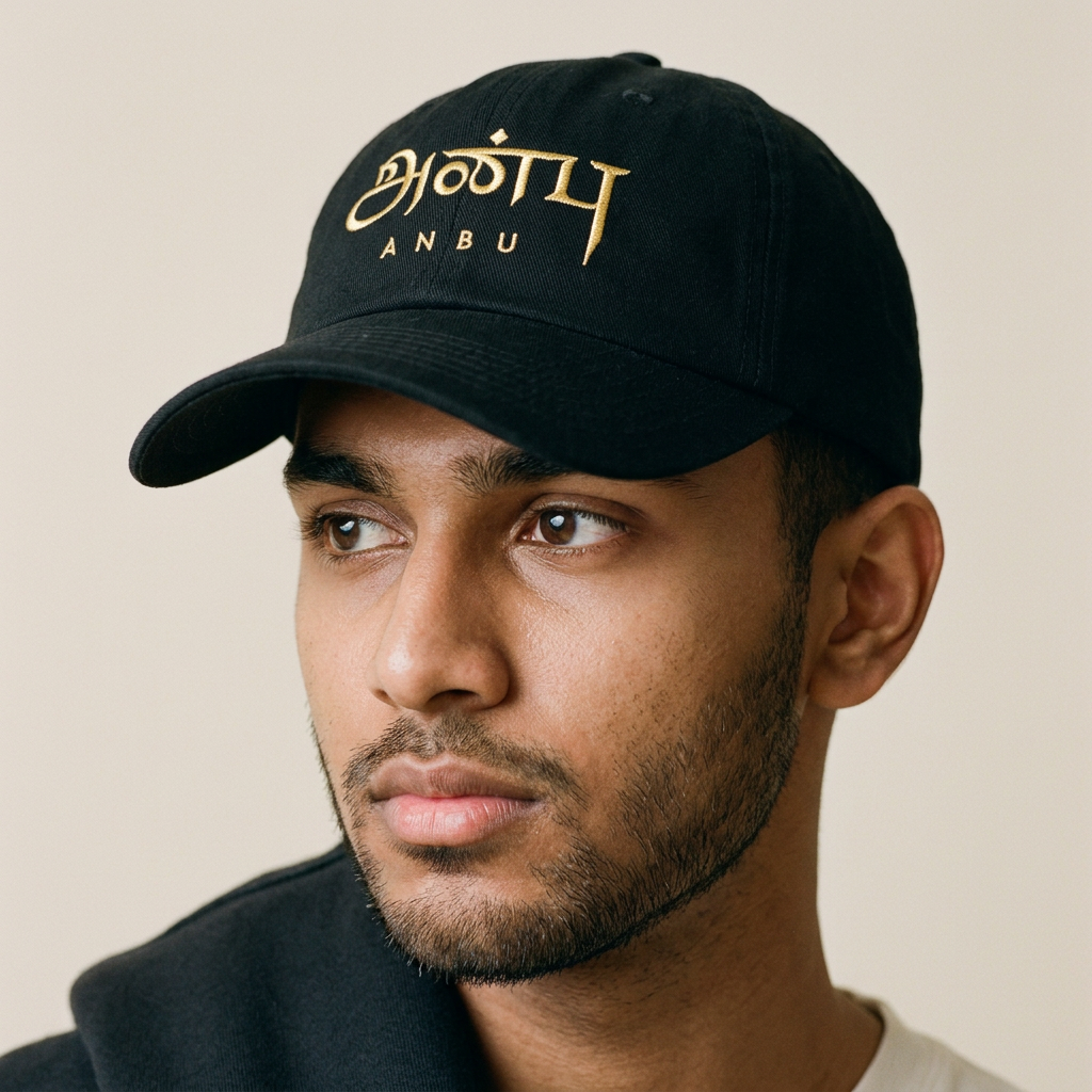 monogram cap
